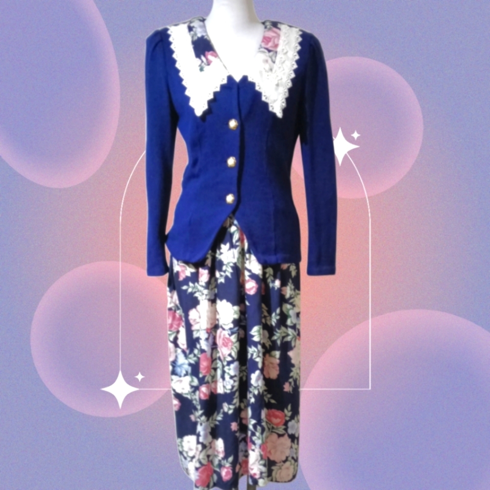 80s 90s Skirt Set